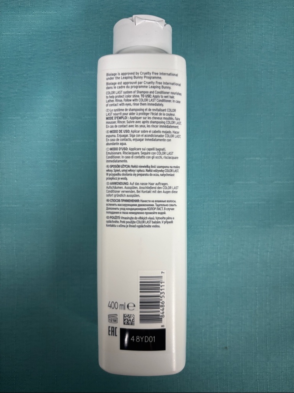 Biolage Color Last Shampoo - White with Pink Label - Picture 2 of 3